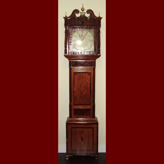 Grandfather Clock, sample photo of a clock we repaired