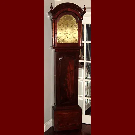 Grandfather Clock Repair, sample photo of a clock we repaired